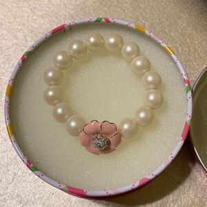 Stella & Dot child’s stretch bracelet in Colorful Floral Tin